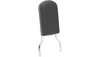 Drag Specialties Tall Sissy Bar Pad - Smooth Black W/Solar Reflective Leather Top Stitch