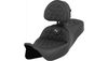 Saddlemen Roadsofa Seat with Backrest for '08-23 Harley Davidson Touring (Not for '23-24 CVO FLHXSE and CVO FLTRSE) Silver Lattice Stitch