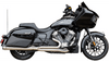 S&S Cycle 2-into-1 Qualifier Exhaust System for '20-25 Indian Challenger, '22-25 Pursuit and '25 Chieftain/​Roadmaster w/ PowerPlus Engines (Select Finish) Race Only
