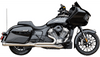 S&S Cycle 2-into-1 Qualifier Exhaust System for '20-25 Indian Challenger, '22-25 Pursuit and '25 Chieftain/​Roadmaster w/ PowerPlus Engines (Select Finish) 49 State