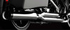Khrome Werks Outlaw-SR 4.5" 2-into-1 Exhaust System with 3 Stepped Header Design for '17-Up Harley Davidson Touring Models (Select Finish) 49-state federal emissions compliant