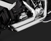 CLEARANCE Vance & Hines Shortshots Staggered Exhaust for '18-24 Harley Davidson FXDR 114, Fat Boy, Breakout Softail Models - Chrome (49-State Emissions Compliant)