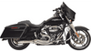 Bassani Road Rage II 2-Into-1 Mid-Length Exhaust System for '17-Up Harley Davidson M-8 Touring (Select Finish)