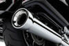 Cobra 4-inch Neighbor Hater Slip-On Mufflers for '17-Up Harley Davidson Touring Models - Chrome (6109)