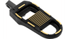 Gilles Tooling Adjustable Male Mount Footpegs for Harley Davidson Models - Black/Gold