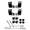 Hogworkz Color Matched Standard Saddlebag Conversion Kit w/ Black Hardware for '18-25 Harley Davidson Softail Models (See Fitments)