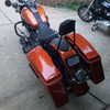 Hogworkz Color Matched Standard Saddlebag Conversion Kit w/ Black Hardware for '18-25 Harley Davidson Softail Models (See Fitments)