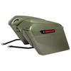 Hogworkz Color Matched Stretched Saddlebag Conversion Kit w/ Black Hardware for '18-25 Harley Davidson Softail Models (See Fitments)