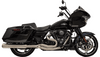 Bassani 2-into-1 High Horsepower Stainless Steel Exhaust System for '17-25 Harley Davidson Touring - 140+ HP