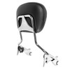 Hogworkz Detachable Tall Boy Sissy Bar Backrest for '09-25 Harley Davidson Touring - 16" (Select Finish)