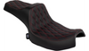 Drag Specialties Predator III 2-Up Seat for '25-Up Chieftain and '20-Up Challenger Models - Double Diamond Stitch (Select Stitching Color)