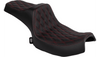 Drag Specialties Predator III 2-Up Seat for '25-Up Chieftain and '20-Up Challenger Models - Double Diamond Stitch (Select Stitching Color)