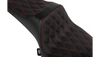 Drag Specialties Predator III 2-Up Seat for '25-Up Chieftain and '20-Up Challenger Models - Double Diamond Stitch (Select Stitching Color)