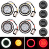 Hogworkz HALOMAKER LED Front & Rear Turn Signals for Harley-Davidson | 1157 Base, Bullet Lens