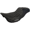 Hogworkz Diamond Stitched Rise Up Seat for '08-25 Harley Davidson Touring (Not For '24-Up FLHX/FLTR) Select Color Stitching