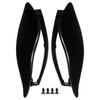 Hogworkz Custom Color Adjustable Batwing Air Deflectors for '14-25 Harley Davidson Touring (Select Color)