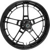 Arlen Ness Forged Billet Flatline Front Rim for Harley Davidson Models - 19"x 3.25" Black Anodized (Hub Sold Separately)