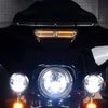 Hogworkz Batwing LED Vent Insert for '14-25 Harley Davidson FLH Models (DRL / Turn Signal) Select Finish