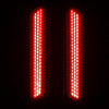 Hogworkz Saddlebag LED Latch Coverz for '14-25 Harley Davidson Touring Models (Select Tint and Finish)