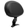 Hogworkz Driver/Rider Backrest for '07-25 Harley Davidson Softail Softail Heritage, Deluxe & Fat Boy with stock OEM seat. (Does not work with passenger pillion pad)