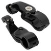 Hogworkz Short Angled Adjustable Highway Foot Pegs & 1.25" Clamps (Select Finish)