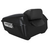 Hogworkz Color Matched King Tour Pack w/ Slim Backrest for '14-25 Indian Touring - Chrome Hardware