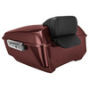 Hogworkz Color Matched King Tour Pack w/ Slim Backrest for '14-25 Indian Touring - Chrome Hardware