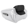 Hogworkz Color Matched King Tour Pack w/ Slim Backrest for '14-25 Indian Touring - Chrome Hardware