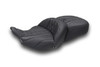 Mustang Heated Standard Reach Super Touring One Piece 2-Up Seat for '24-Up Harley Davidon Road Glide, Street Glide and '23 Up CVO FLTRSE, CVO FLHXSE Models (Select Deluxe Diamond Stitching Color) 