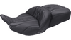 Mustang Heated Standard Reach Super Touring One Piece 2-Up Seat for '24-Up Harley Davidon Road Glide, Street Glide and '23 Up CVO FLTRSE, CVO FLHXSE Models (Select Deluxe Diamond Stitching Color) 
