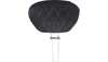 Mustang Super Touring Driver Backrest with Double Diamond Stitching for '08-25 Harley Davidson Touring and Trike Models (Select Stitching Color) Not for '24-Up FLHX, FLTR Models