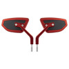 Hogworkz Anodized Performance Mirrors w/ Carbon Inlay for Harley Davidson Models (Select Color)