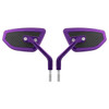 Hogworkz Anodized Performance Mirrors w/ Carbon Inlay for Harley Davidson Models (Select Color)