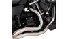 Vance & Hines 2-into-1 Gaslighter Exhaust System with Heat Shields for '17-Up Harley Davidson Touring - Brushed Stainless