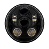 Hogworkz 5 3/4 inch LED V2 Headlight for '10-25 Honda VT1300 Fury, Sabre, Stateline, Interstate (Select Finish)