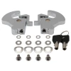 Hogworkz Locking Quick Release Clamp Kit for '09-Up Harley-Davidson Models (equipped with detachable sissy bars, luggage racks, and tour pack mounts) Select Finish