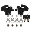 Hogworkz Locking Quick Release Clamp Kit for '09-Up Harley-Davidson Models (equipped with detachable sissy bars, luggage racks, and tour pack mounts) Select Finish