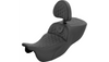 Saddlemen Roadsofa Extended Reach Seat with Backrest for '15-25 Harley Davidson Freewheeler FLRT, '23-25 RG3 FLTRT (Select Stitching)