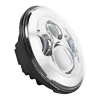 Hogworkz 7" LED Headlight (Daymaker Replacement) with Auxiliary Passing Lamps for Harley® Touring & Softail (Select Finish)