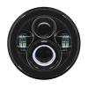 Hogworkz 7" LED Headlight (Daymaker Replacement) with Auxiliary Passing Lamps for Harley® Touring & Softail (Select Finish)