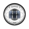 Hogworkz 7" LED Headlight (Daymaker Replacement) with Auxiliary Passing Lamps for Harley® Touring & Softail (Select Finish)