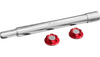 Paul Yafee Turret Style Y-Axle with Turret Style Axle Cover Kit Front - 25 mm for '08-23 Harley Davidson Touring Models (Select Color)