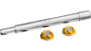 Paul Yafee Turret Style Y-Axle with Turret Style Axle Cover Kit Front - 25 mm for '08-23 Harley Davidson Touring Models (Select Color)