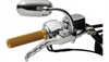 Joker Machine Grooved Billet Aluminum Brake Lever for '96-17 Harley Davidson Models - Chrome
