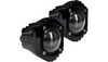Custom Dynamics Shark Demon High Performance LED Fog Lights - Gloss Black (Select Lens Color)