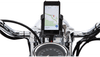 Ciro Smartphone/GPS Holder with Charger for Handlebars 7/8" to 1 1/4" (Select Finish)