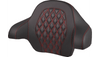 Saddlemen Tour Pak Backrest Pad for '14-25 Harley Davidson Touring Models with King Tour Pak - Lattice Stitch (Select Stitching Color)
