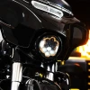 Hogworkz 7" LED Silvertooth Performance Headlight for Harley Davidson Touring, Trike and FLD Switchback