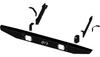 KFI Formed Rear Bumper for '26-Up Can Am Defender Models - Black