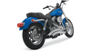 Vance & Hines 2-into-2 Big Radius Exhaust System for '91-05 Harley Davidson Dyna Models - Chrome